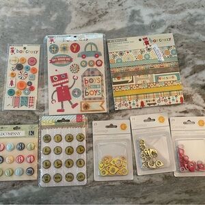 My Mind’s Eye scrapbook kit and other embellishments